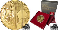 Österreich 100 Euro 100 Euro 2025 - Wr. Symphoniker - im Originaletui mit Zertifikat und Schleife -