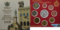 1 Cent - 2 Euro Euro KMS 2006 - San Marino