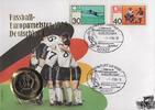 Deutschland 2 Pfund Numisbrief Deutschland - Fussball-EM 1996 -