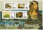 Deutschland Deutschland Bl. ** - 550. Geburtstag Albrecht Dürer - Deutsche Post, private Marken -
