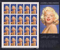 Vereinigte Staaten USA 1995 Klbg. ** - 20 x 32 C - Hollywood-Legenden: Marilyn Monroe -