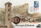 Andorra 25 Centimes Numisbrief Andorra 1988 - Turm -