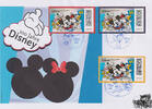Deutschland Deutschland 2023 FDC - 3 x 85 C - 100 Jahre Walt Disney Studios -