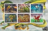 Jersey Insel Jersey 2015 Bl. ** - 46-91 P - Drachen -