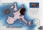 Deutschland 1 Mark Numisbrief Deutschland 1992 - Gemeinsames Europa -
