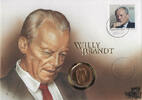 Deutschland 2 Mark Numisbrief Deutschland 1995 - Willy Brandt -