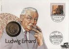 Deutschland 2 Mark Numisbrief Deutschland 1988 - Ludwig Erhard -