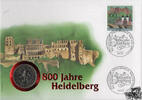 Deutschland 5 Mark Numisbrief Deutschland 1996 - 800 Jahre Heidelberg -