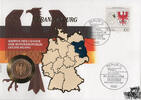 Deutschland 1 Mark Numisbrief Deutschland 1992 - Bundesland Brandenburg -
