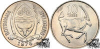 Botsuana 10 Thebe Nuevo Sol 10 Thebe 1976 - Pferdeantilope -