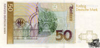   50 Mark 1993 - Deutschland - vorz&uuml;glich  70,00 EUR  zzgl. 7,20 EUR Versand