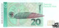   20 Mark 1991 - Deutschland - bankfrisch-  24,00 EUR  zzgl. 7,20 EUR Versand