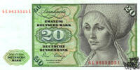   20 Mark 1980 - Deutschland - sehr sch&ouml;n  18,00 EUR  zzgl. 7,20 EUR Versand