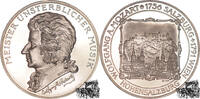 Österreich Silber-Medaille - W. A. Mozart, Meister unsterblicher Musik, Salzburg -