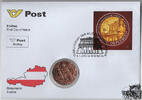 5 € Münze + 0,90 € Briefmarke Euro Numisbrief Österreich 2012 - Gesellschaft der Musikfreunde in Wien -