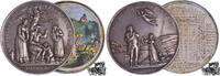 vz.   AR-Medaille 1817, Nürnberg  Hungertaler  1816 und 1817  vz.
