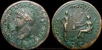Roman Empire Sesterz Nero, Lyon -