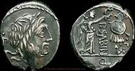 Roman Republic Quinarius Münzmeister Publius Vettius Sabinus -