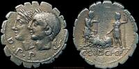 Denar 106 v. Chr. Roman Republic Münzmeister Caius Sulpicius Galba ss