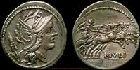Denar 101 v. Chr. Roman Republic Münzmeister Lucius Julius v