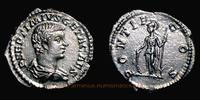 Roman Empire Denarius Geta Caesar, Rom, Denar, RIC 34b.