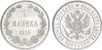 Russland Nikolaus II. 1894-1917 1 Markka 1915 fast stgl Prachtexemplar