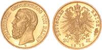 Baden 20 Mark 1873 Großherzog Friedrich I. 1852-1907 -