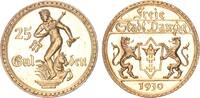 Danzig Freie Stadt Danzig 25 Gulden 1930  Prachtexemplar, vz-st in exclusiver Box