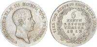 Brandenburg-Preußen 1/6 Taler 1813 Berlin Friedrich Wilhelm III. 1797-1840 -