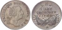 Brandenburg-Preußen 8 Gute Groschen 1753 Berlin Friedrich II., der Große 1740-1786 -