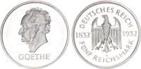 Weimarer Republik 5 Mark 1932 A Berlin zum 100. Todestag Goethes (28. März 1832) -