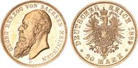Sachsen-Meiningen 20 Mark 1889 Herzog Georg II. 1866-1914 -