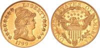 USA Capped Bust to Right, Heraldic Eagle 1797-1804 10 Dollars 1799  vz mit Prägeglanz