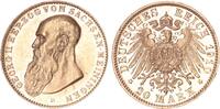 Sachsen-Meiningen 20 Mark 1910 Herzog Georg II. 1866-1914 -