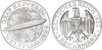 Weimarer Republik 5 Mark Zeppelin D Graf Zeppelin Weltflug 1929 -