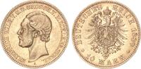 Mecklenburg-Strelitz 10 Mark 1880 Großherzog Friedrich Wilhelm 1860-1904 -