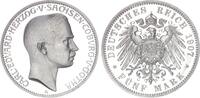 Sachsen-Coburg-Gotha 5 Mark 1907 Herzog Carl Eduard 1900-1918 PP