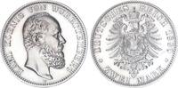 Württemberg 2 Mark 1880 König Karl 1864-1891 -