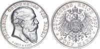 Baden 5 Mark 1907 Großherzog Friedrich II. 1907-1918 -