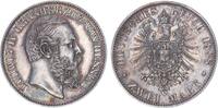 Hessen 2 Mark 1888 Großherzog Ludwig IV. 1877-1892 -