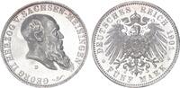Sachsen-Meinigen 5 Mark 1901 Herzog Georg II. 1866-1914 -