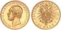 Mecklenburg-Strelitz 20 Mark 1874 Großherzog Friedrich Wilhelm 1860-1904 -