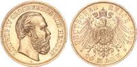 Hessen 20 Mark 1892 Großherzog Ludwig IV. 1877-1892 -