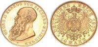 Sachsen-Meiningen 10 Mark 1909 Herzog Georg II. 1866-1914 Prachtexemplar... 6950,00 EUR kostenloser Versand