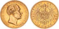 Mecklenburg-Schwerin 10 Mark 1890 Großherzog Friedrich Franz III. 1883-1897 -