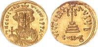 Byzanz Solidus 651/654 Konstantinopel Konstans II. allein 641-654 vz 1195,00 EUR kostenloser Versand