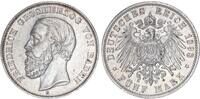 Baden 5 Mark 1898 Großherzog Friedrich I. 1852-1907 ss-vz 195,00 EUR  zzgl. 5,00 EUR Versand