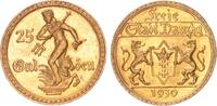 Danzig 25 Gulden 1930 Freie Stadt Danzig vz-st mit leichter Goldpatina 4500,00 EUR kostenloser Versand
