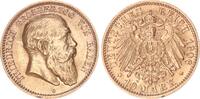 Baden 10 Mark 1906 Großherzog Friedrich I. 1852-1907 kl. Rdf. vz+ 550,00 EUR kostenloser Versand