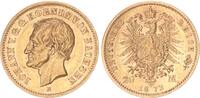 Sachsen König Johann 1854-1873 20 Mark 1873  vz mit leichter Patina